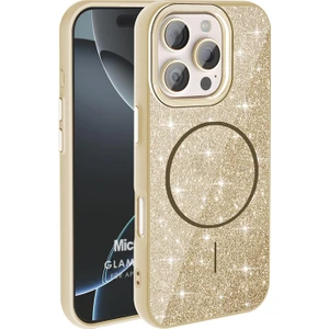 Apple iPhone 16 Pro Kılıf Glamgrip Luxe Gold