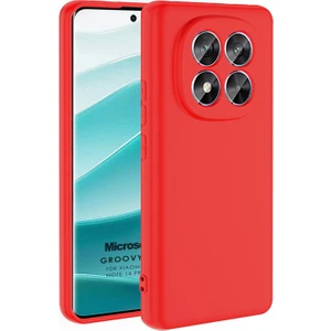 Xiaomi Redmi Note 14 Pro Plus Kılıf Groovy Soft Kırmızı