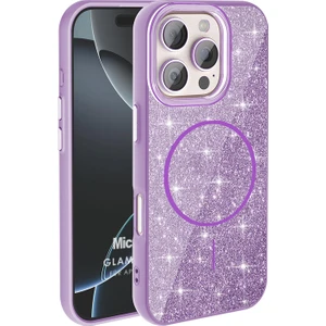 Apple iPhone 16 Pro Kılıf Glamgrip Luxe Lila