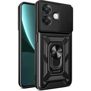 Oppo A3 Kılıf Impact Resistant Siyah