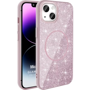 Apple iPhone 14 Kılıf Glamgrip Luxe Pembe