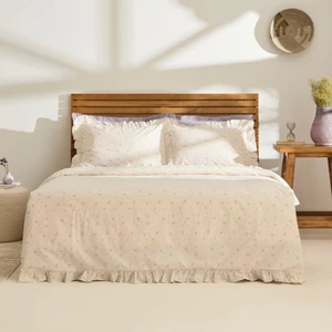 Kaşmir Home Alesya %100 Pamuk Çift Kişilik Nevresim Takım Lila