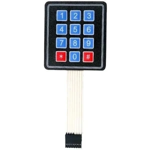 4x3 Membran Tuş Takımı