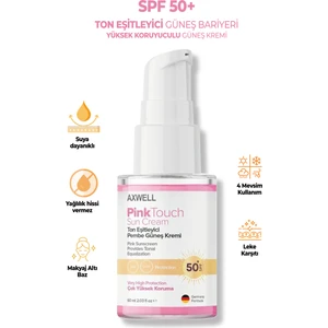 Spf 50+ Pink Touch Ton Eşitleyici Pembe Yüz Güneş Kremi 60 Ml
