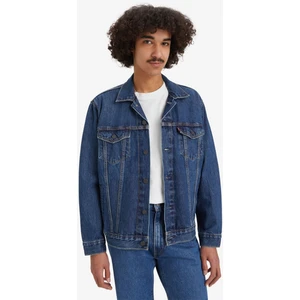 Relaxed Fit Trucker Tr Little Fighter Erkek Mavi Kot Ceket 001TP-0002