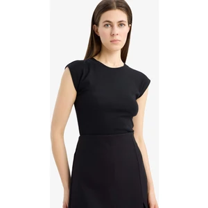 Slim Fit Dar Kesim Bisiklet Yaka Basic Düz Modal Kısa Kollu Tişört F0685AX25SP