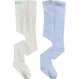 Organik Pamuk Desensiz Yenidoğan Kız Erkek Bebek ve Çocuk Külotlu Çorap 2li Set