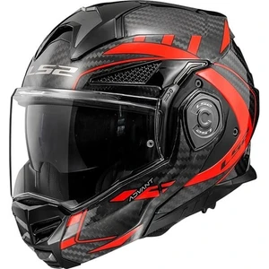 Ls2 Advant X Karbon Future Çene Açılır Kask Kırmızı