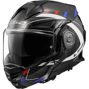 Ls2 Advant X Karbon Future Çene Açılır Kask Beyaz-mavi-kırmızı