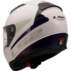 Ls2 Rapıd 2 Drıveway Kapalı Kask Beyaz-mavi
