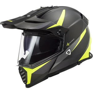 Ls2 Pıoneer Evo Router Kapalı Kask Mat Siyah-neon Sarı