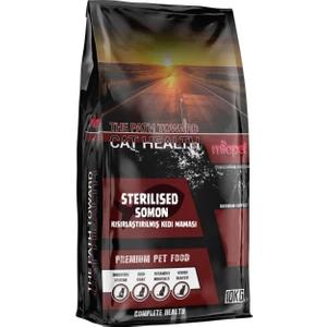 Miapet Somonlu Kısırlaştırılmış Kedi Maması Sterilised Multivitamin Liquid 100 ml Hediyeli 10 kg