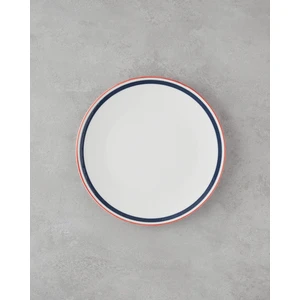 English Home Fanciful Bone Porselen Servis Tabağı 25 cm Lacivert-Kırmızı