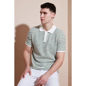 Pamuklu Regular Fit Çizgili Polo Yaka T Shirt Erkek Polo Yaka T Shirt 5903009