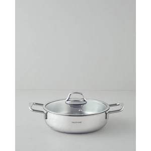 Glow Çelik Sığ Tencere 24X6 cm Silver