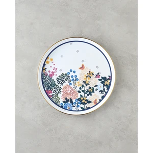 Artistic Flower Emaye Tepsi 31 cm Renkli