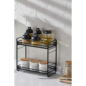 Çok Amaçlı Metal Katlı Raf |düzenleyici Mutfak Masa Üstü Baharat Malzeme Banyo Dolap Organizeri