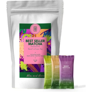 Bestseller Matcha Tekli Şase – 12 Günlük Özel Paket, 12X3 gr