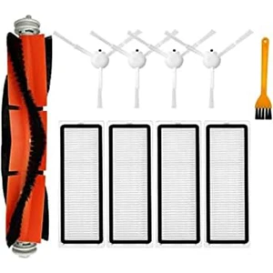 10 Adet Hepa Filtre Ana Yan Fırçalar Yedek Parçaları Xiaomi Dreame Bot D10 Plus RLS3D Robot Süpürge Fırçalı (Yurt Dışından)
