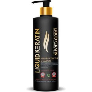 Liquid Keratin Kuru Mat Sert Saçlara Keratin Şampuanı 350ML (Malibu Şampuan)