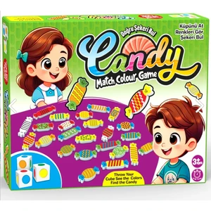 Candy Şeker Eşleştirme - Eğlenceli ve Eğitici Kutu Oyunu