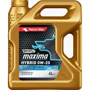 Petrol Ofisi Hybrıd 0W-20 4 Lt Motor Yağı 2025 Üretim