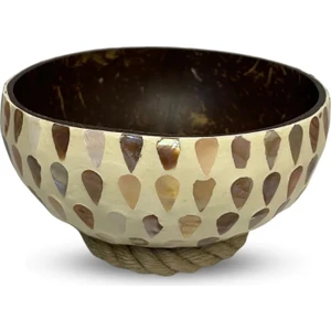 Coconut Products El Yapımı Hindistan Cevizi Kasesi Ve Kase Altlığı - Coconut Bowl- Bowl Kasesi - Çerezlik