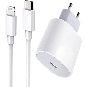 Iphone 7 - 8 - Se - 7 Plus - 8 Plus - x - Xs - Xs Max - Xr - 11 - 11 Pro - 11 Pro Max - 12 - 12 Pro - 12 Pro Max - 13 - 13 Pro - 13 Pro Max - 14 -14 Plus - 14 Pro - 14 Pro Max Hızlı Şarj Aleti 20W Set