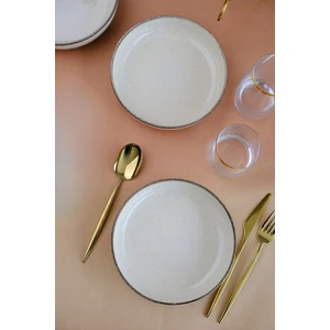 Kütahya Porselen Moderna Çukur Tabak Tarçın 20CM 2 Li