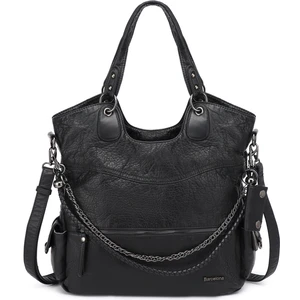 Yıkama Deri Omuz Kadın Çantası 21-K Barcelona 1582-6