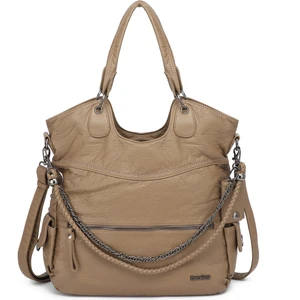 Yıkama Deri Omuz Kadın Çantası 21-K Barcelona 1582-6