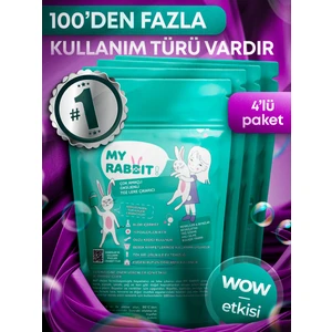 My Rabbit 4 Adet Çok Amaçlı Oksijenli Toz Leke Çıkarıcı ve Beyazlatıcı 800 gr 4 x 800 gr