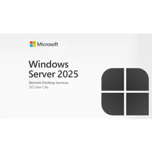 Windows Server 2025 Remote Desktop Services User Connections 50 Users