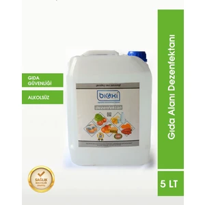 ® Gıda Alanı Dezenfektanı 5 Lt | Hipokloröz Asit (Hocl) Bazlı Güvenli Hijyen Çözümü
