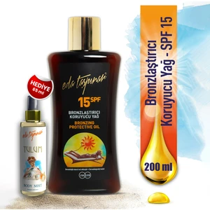 Eda Taşpınar Bronzlaştırıcı Koruyucu Yağ SPF 15 200 ml