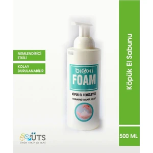 ® Foam Köpük El Sabunu 500 ml - Beyaz Sabun Kokulu Ekonomik Ve Hijyenik Temizlik Için Pratik Çözüm