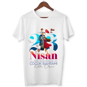 Alpşan Ticaret 23 Nisan Çocuk Yetişkin Tişört