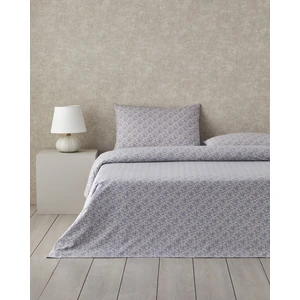 Floral Breeze Kolay Ütülenir Çift Kişilik Nevresim Takımı 200X220 cm Mor