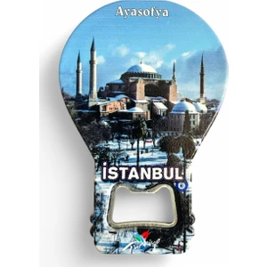 Nice And Bonita Galata Gift Şişe Açacağı Açacak Magnet Balon Şeklinde Dekoratif Soda Gazoz Açacağı Istanbul Temalı