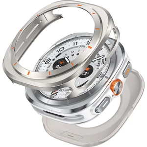 Samsung Galaxy Watch Ultra 47MM Watch Case Alüminyum Alaşımlı + Pc Koruyucu Kapak (Yurt Dışından)