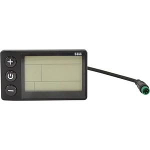 S866 Elektrikli Bisiklet LCD Ekran E-Bisiklet Elektrikli Scooter Ekran Metre Kontrol Paneli Su Geçirmez Fiş ile (Yurt Dışından)