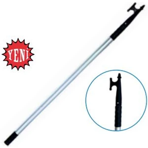 Ocean Marine Teleskopik Gönder Kancası Siyah 115-200 Cm