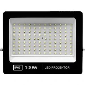 100W LED Projektör Beyaz Işık 6500K Slim LED Projektör