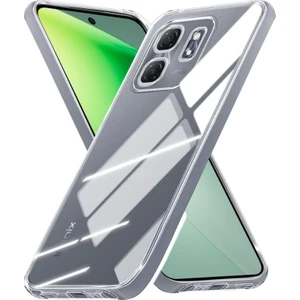 Infinix Hot 50I / Smart 9 Kılıf Şeffaf Silikon Hibrit Case Kapak