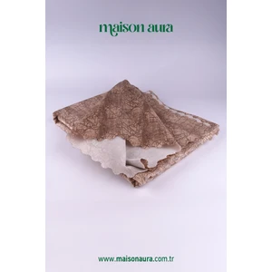 Koltuk Örtüsü Mermer Desene Kaymaz Sünger Zemin