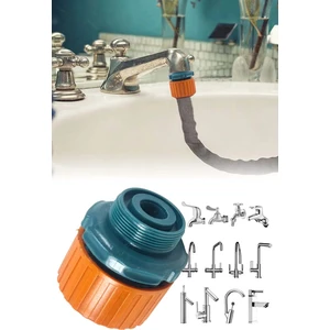 Binbir Reyon İç Mekan Batarya Musluk Hortum Bağlantı Aparatı Kelepçesiz İnce Diş Erkek 1/2'' AE101
