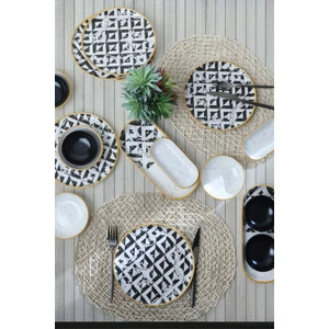 Trigon Marble Kahvaltı Takımı 18 Parça 6 Kişilik 18766-68-69