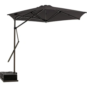 Sahra 250/6 Yandan Gövdeli Bahçe Şemsiyesi - Antrasit