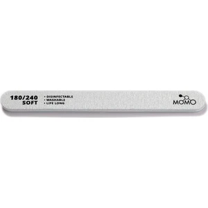 Momo Professional Protez Tırnak Kağıt Törpü, 180/240 Düz Oval Gri Tırnak Törpüsü
