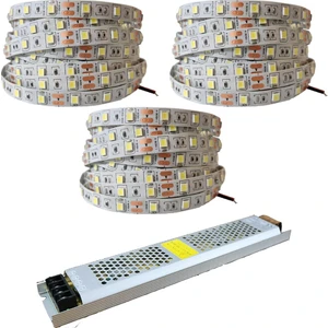 4040 Yeni Nesil Şerit LED 15 Metre Günışığı + 16.5 Amper 200W LED Trafo